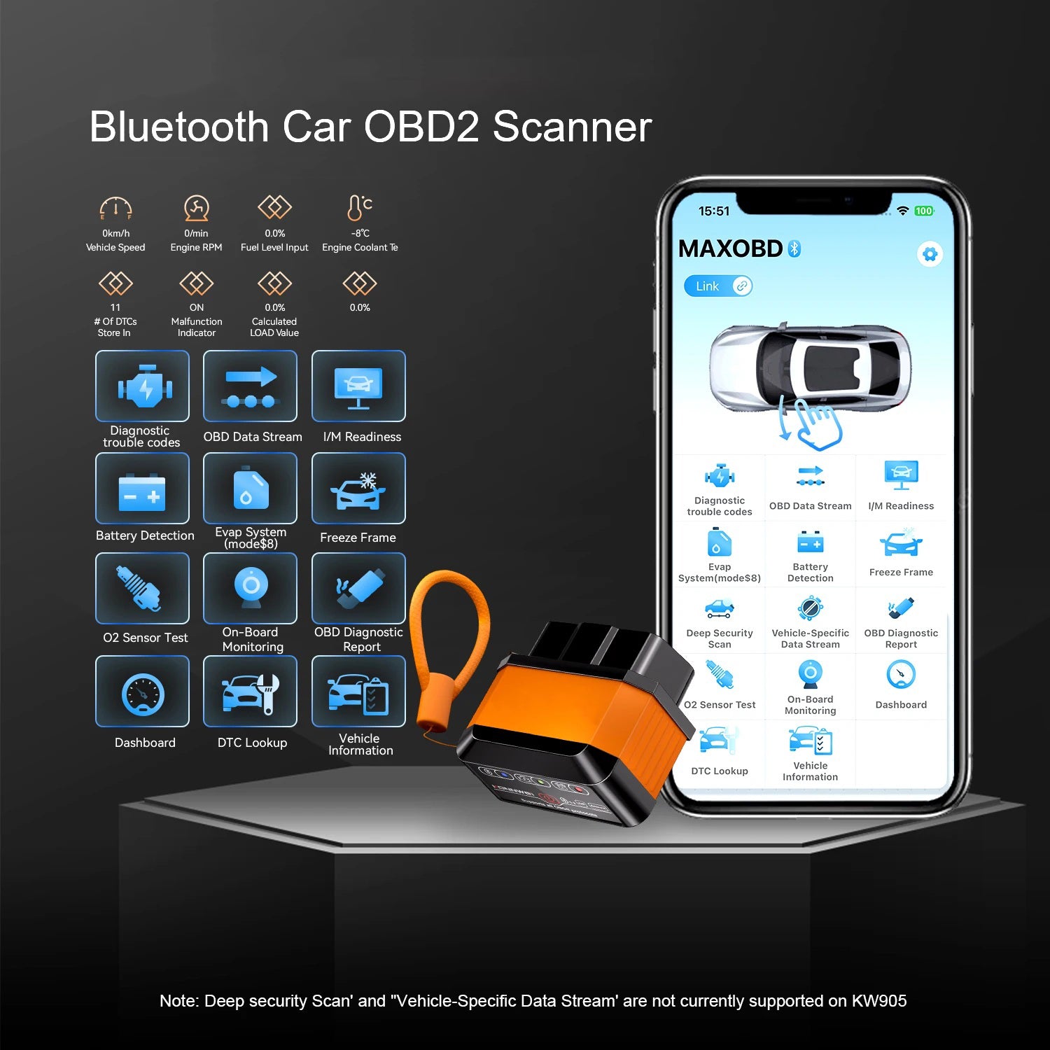 SCAN TOOL for VZ VE VF  (BLUETOOTH)