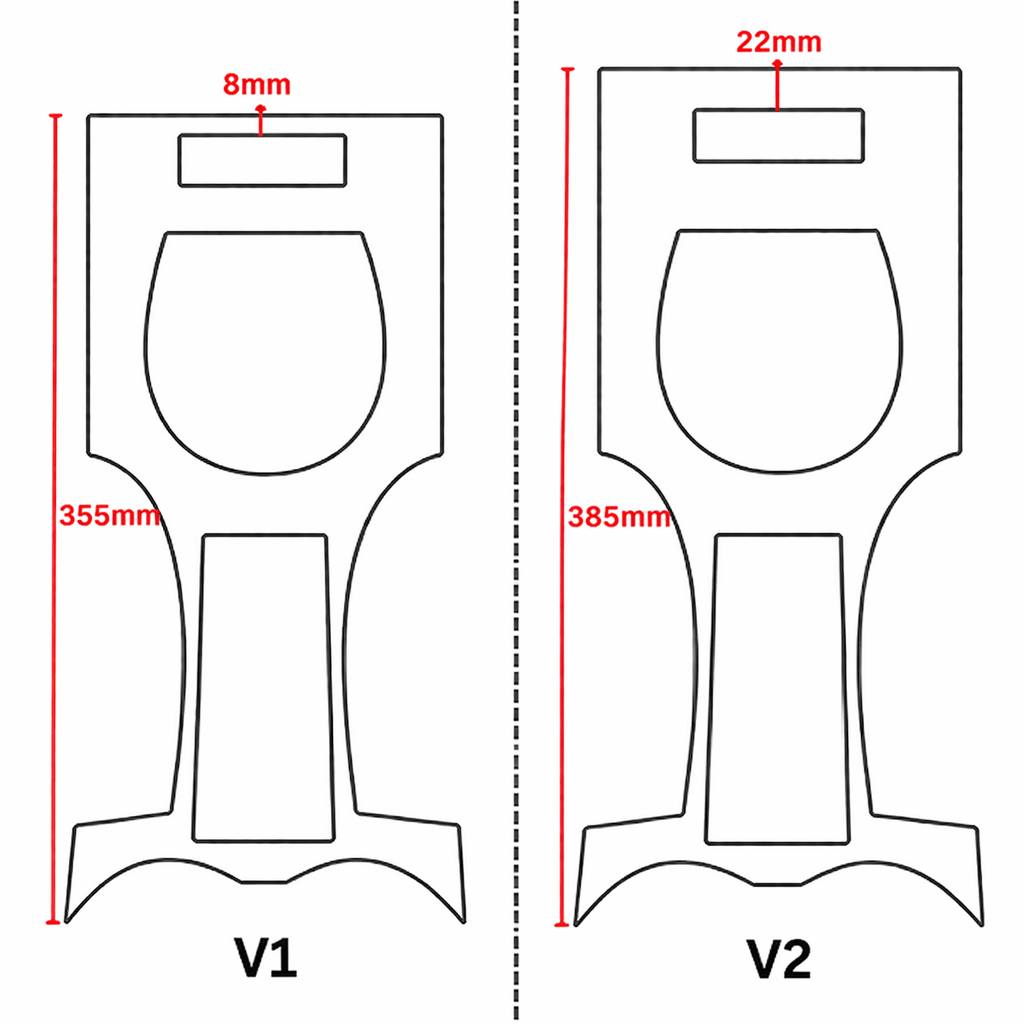 SHIFTER SURROUND TRIM for VE (BLACK/SILVER V1/V2) - HOLDCOM AUTO PARTS