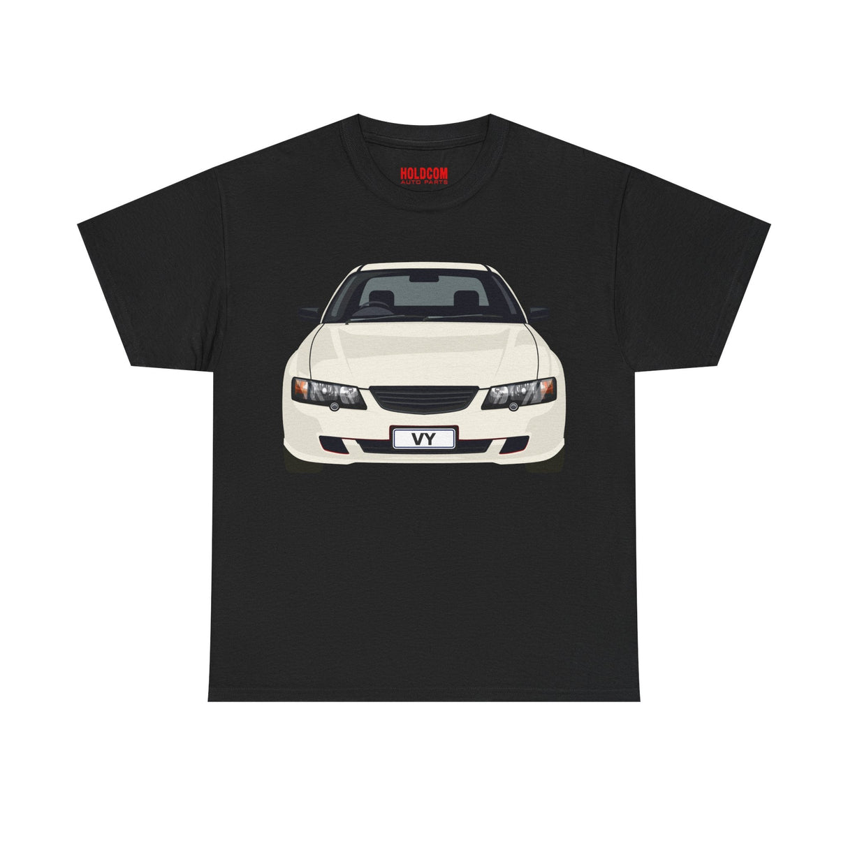 VY COMMODORE T - SHIRT - HOLDCOM AUTO PARTS
