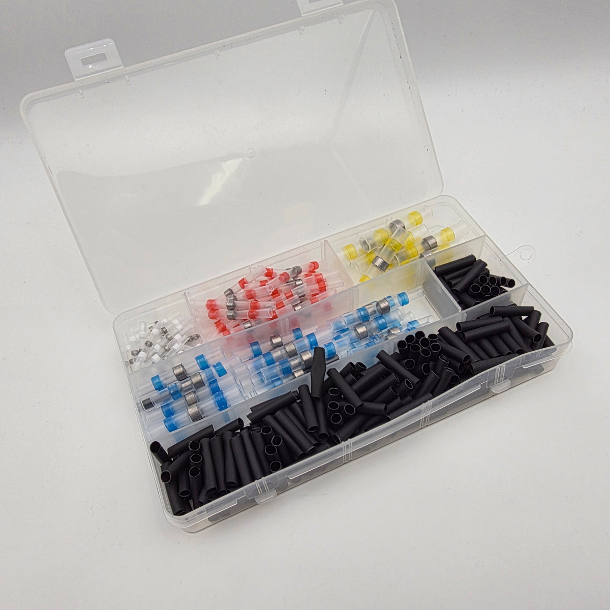 SOLDER SEAL JOINER KIT 100PCS + 200PCS HEATSHRINK - HARNESS / WIRE/ LOOM REPAIR