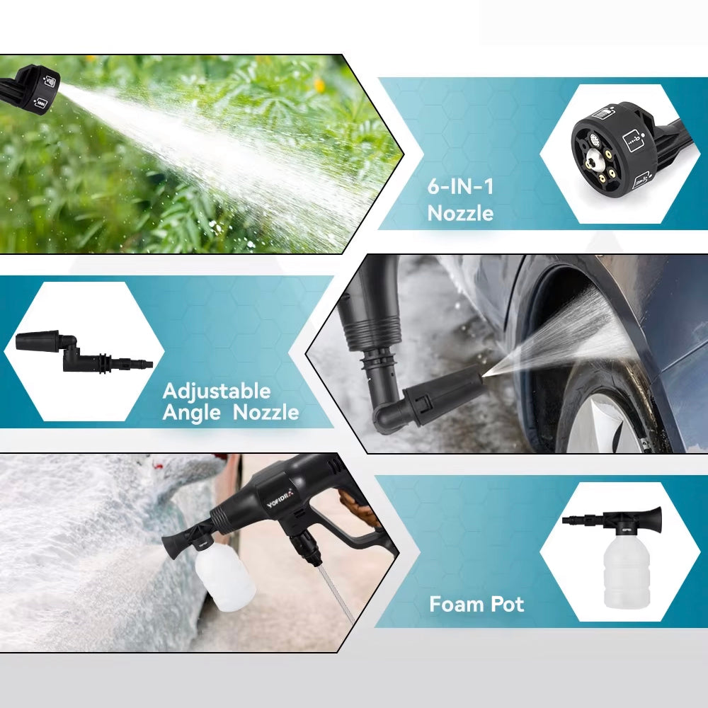 PORTABLE CORDLESS PRESSURE WASHER KIT