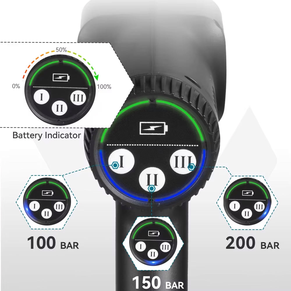 PORTABLE CORDLESS PRESSURE WASHER KIT