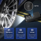 PORTABLE TYRE PUMP and POWER BANK  (UNIVERSAL)
