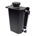 BLACK ALUMINIUM COOLANT RESERVOIR BOTTLE  (UNIVERSAL)