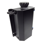 BLACK ALUMINIUM COOLANT RESERVOIR BOTTLE  (UNIVERSAL)