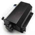 BLACK ALUMINIUM COOLANT RESERVOIR BOTTLE  (UNIVERSAL)