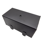 BLACK ALUMINIUM WINDSCREEN WASHER BOTTLE  (UNIVERSAL)
