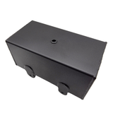 BLACK ALUMINIUM WINDSCREEN WASHER BOTTLE  (UNIVERSAL)