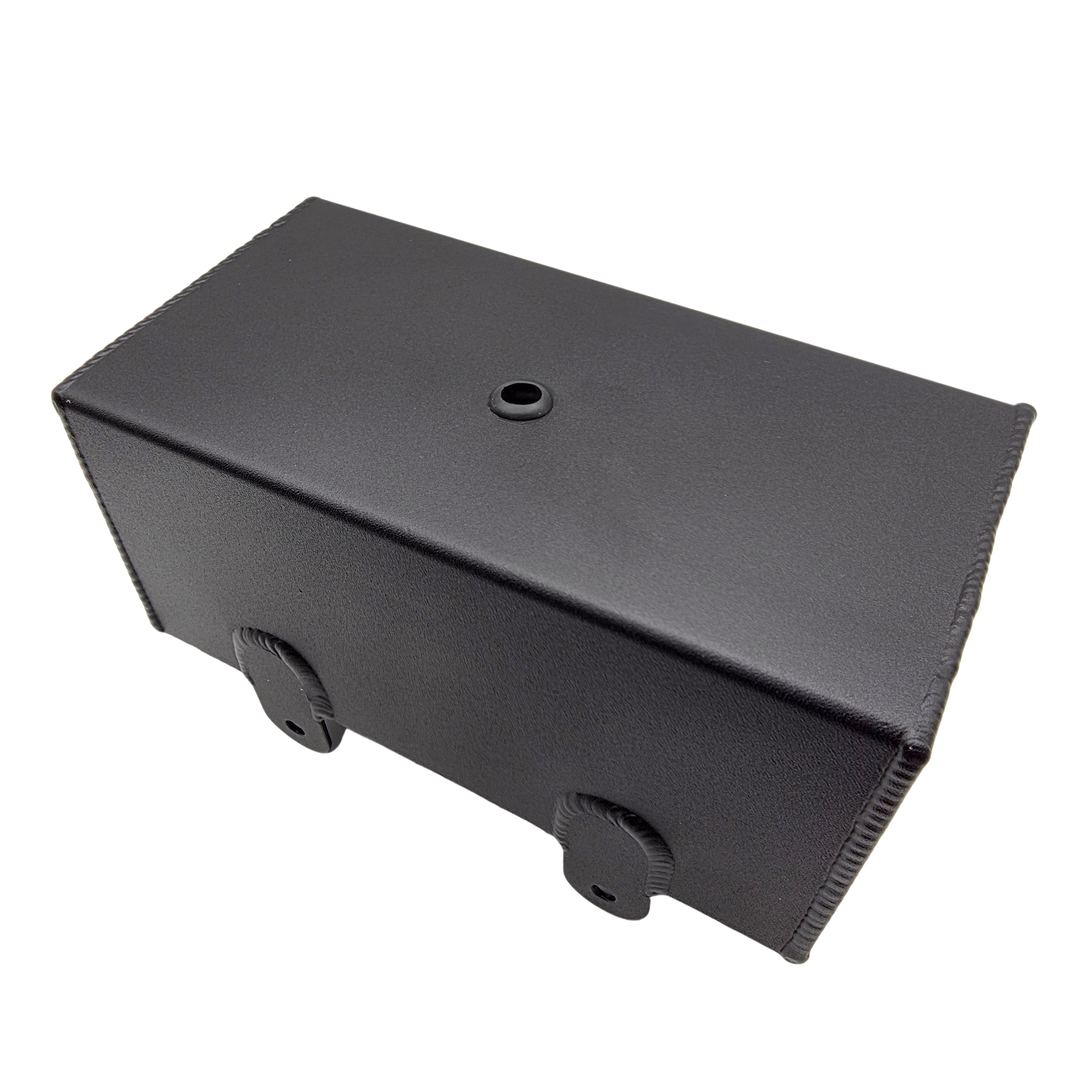 BLACK ALUMINIUM WINDSCREEN WASHER BOTTLE  (UNIVERSAL)