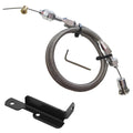 BRAIDED ACCELERATOR CABLE with BRACKET for LS1 - HOLDCOM AUTO PARTS