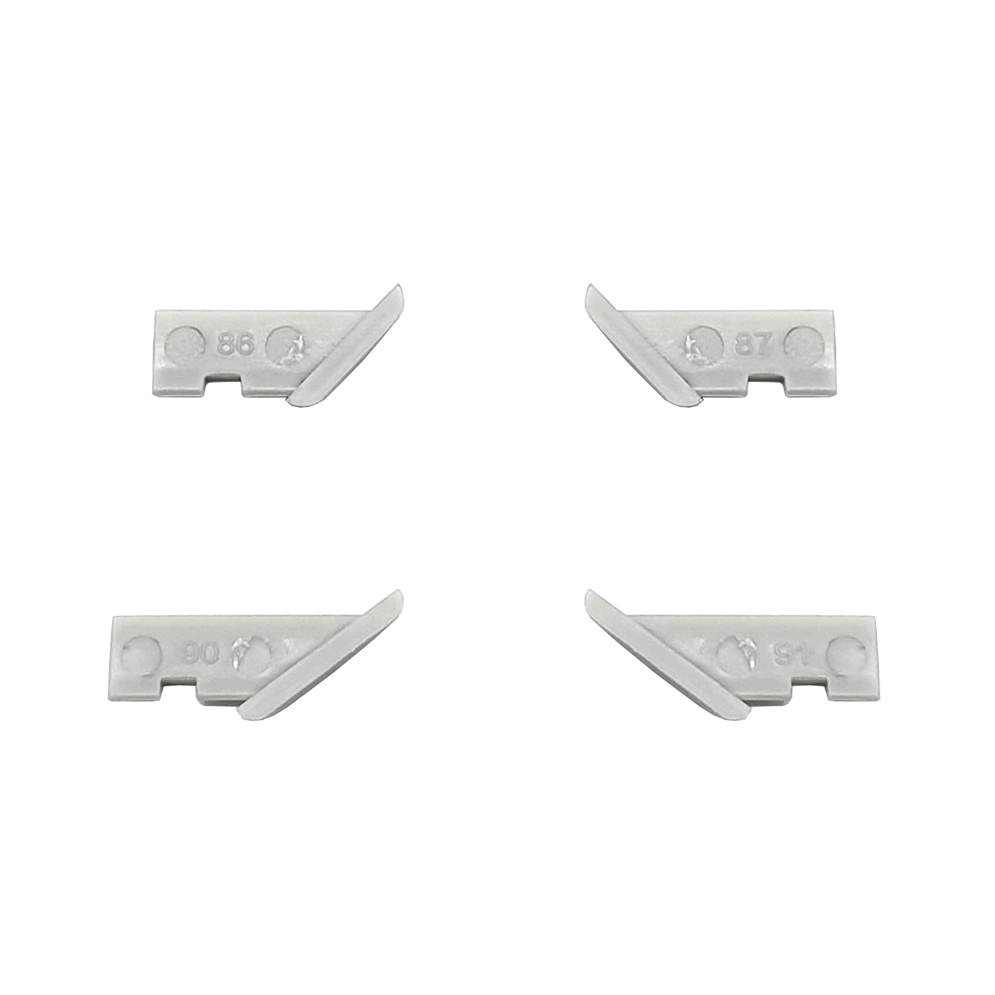 CHROME MOULD TRIM END CAPS for VL CALAIS (NOT FULL KIT) - HOLDCOM AUTO PARTS