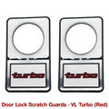 DOOR LOCK SCRATCH GUARDS (VL TURBO) - HOLDCOM AUTO PARTS