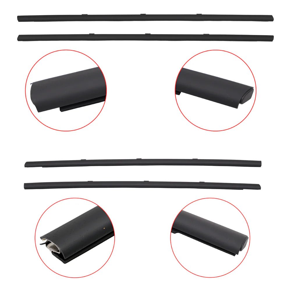 EXTERIOR DOOR BELT TRIM RUBBERS for VT VX VY VZ SEDAN - HOLDCOM AUTO PARTS