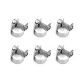 FUEL INJECTOR HOSE CLAMPS x 6 - HOLDCOM AUTO PARTS