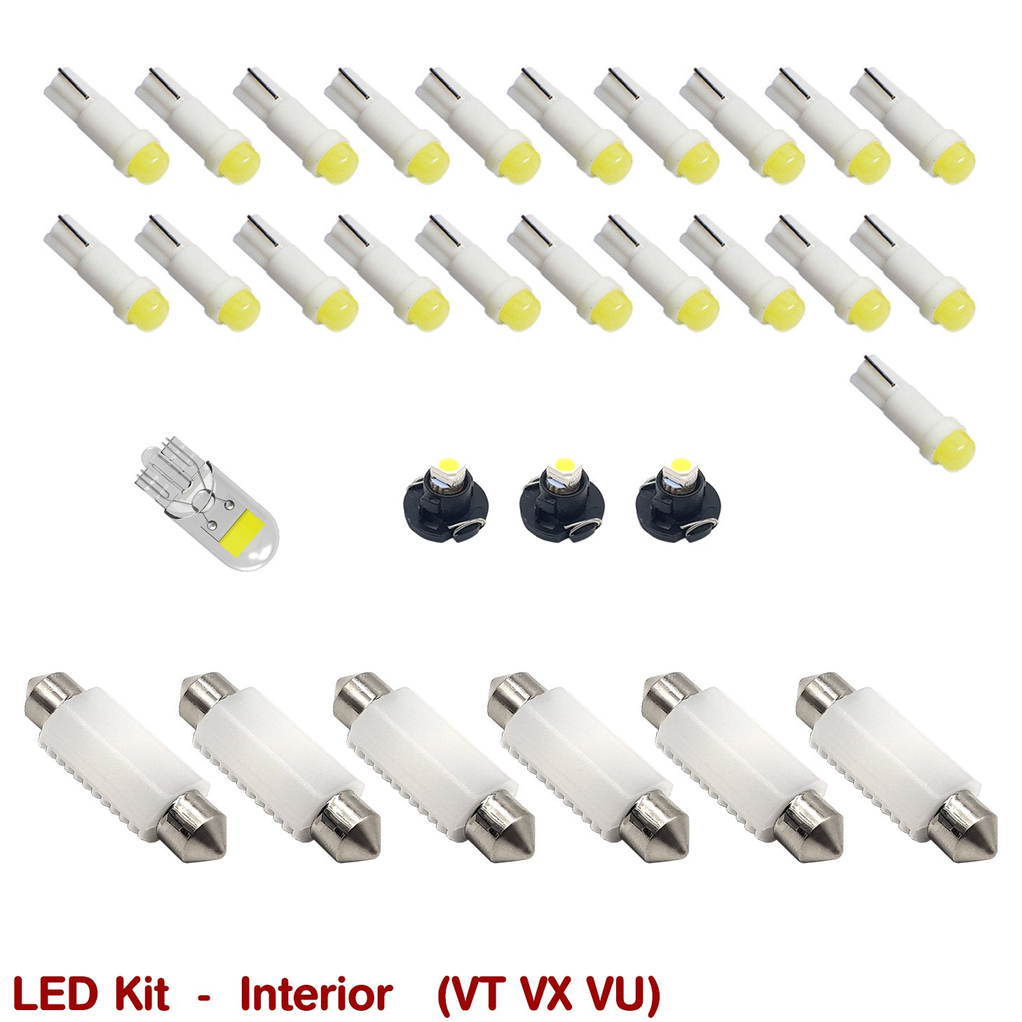 INTERIOR LED GLOBE KIT for VT VX VU - HOLDCOM AUTO PARTS