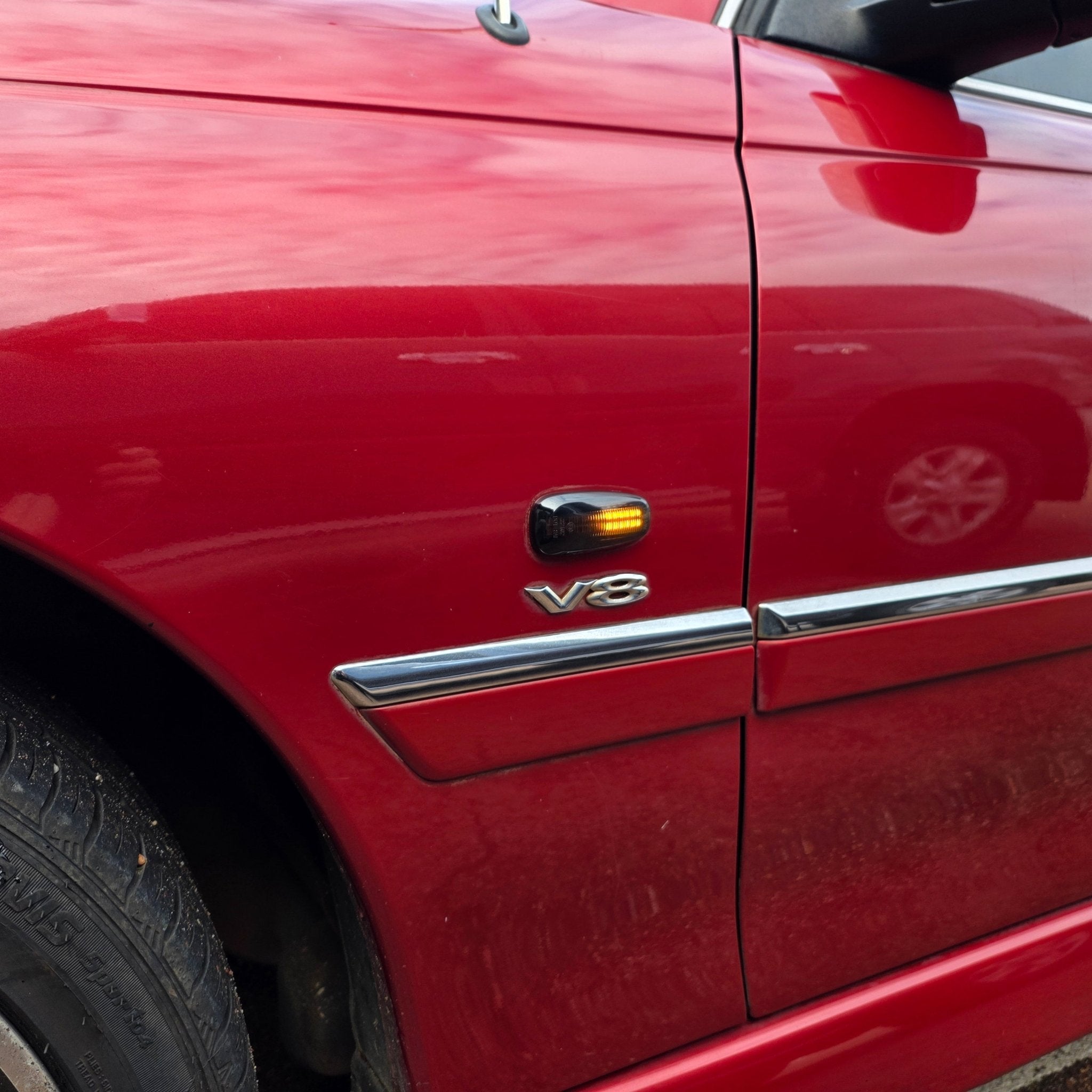 LED FRONT GUARD INDICATORS for VY VZ (BLACK) - HOLDCOM AUTO PARTS