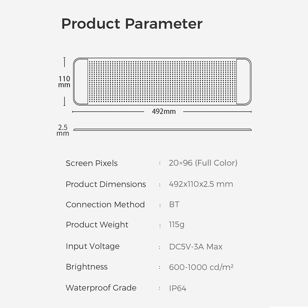 LED STRIP SIGN KIT - HOLDCOM AUTO PARTS