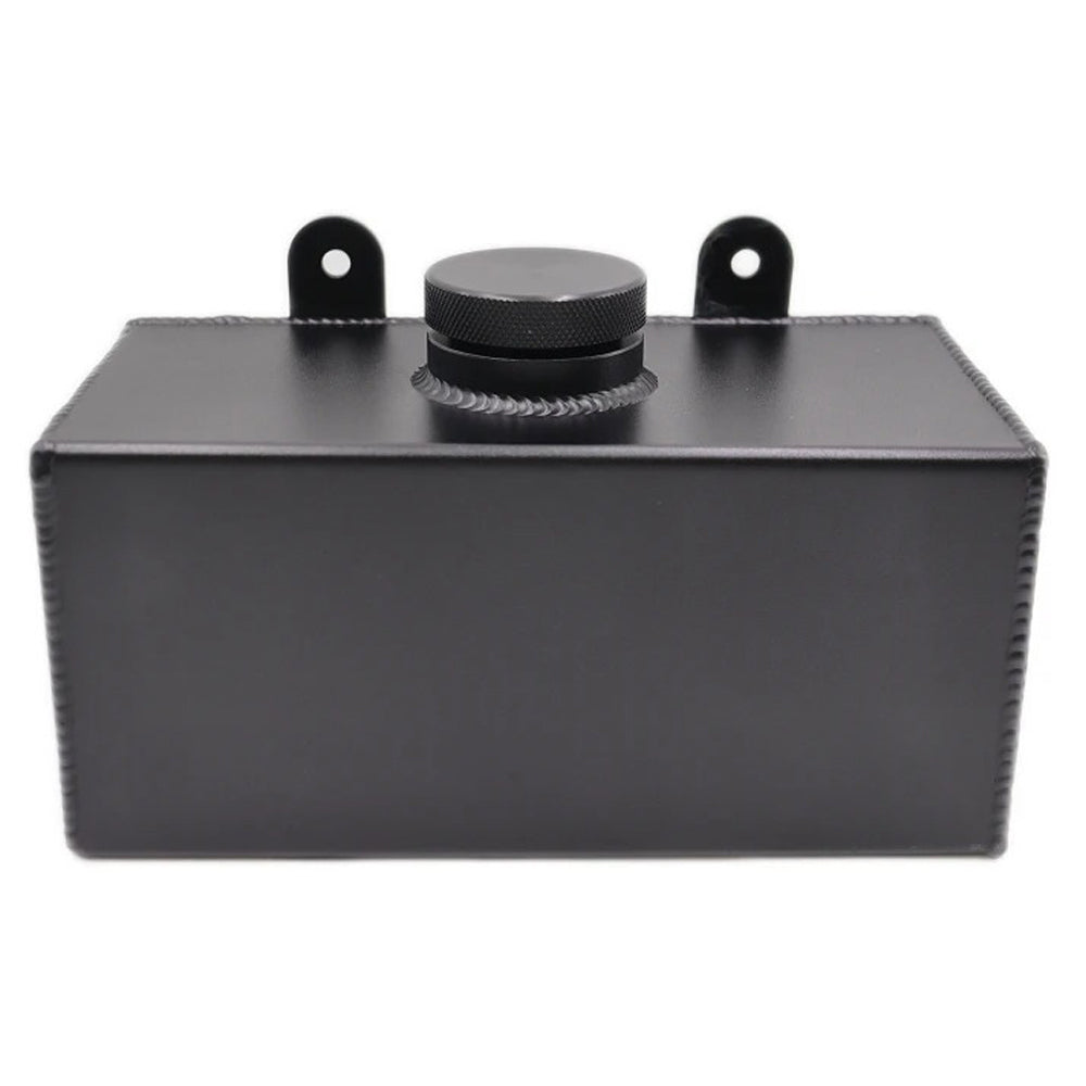 BLACK ALUMINIUM WINDSCREEN WASHER BOTTLE  (UNIVERSAL)