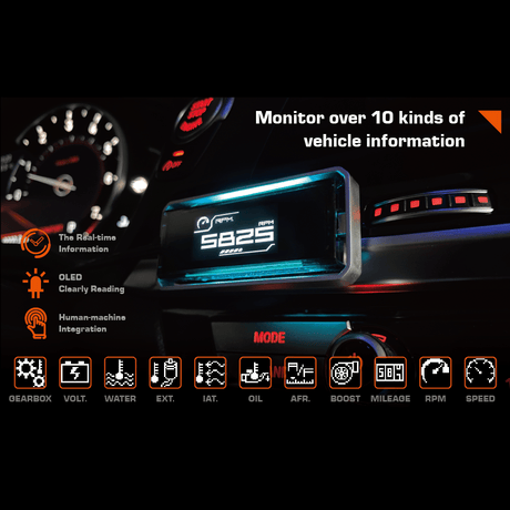 OBD SMART GUAGE - D - METER 2 - HOLDCOM AUTO PARTS