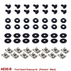 PREMIUM FRONT GUARD BOLT DRESS UP KIT for VB VC VH VK VL VN VP VR VS (BLACK) - HOLDCOM AUTO PARTS