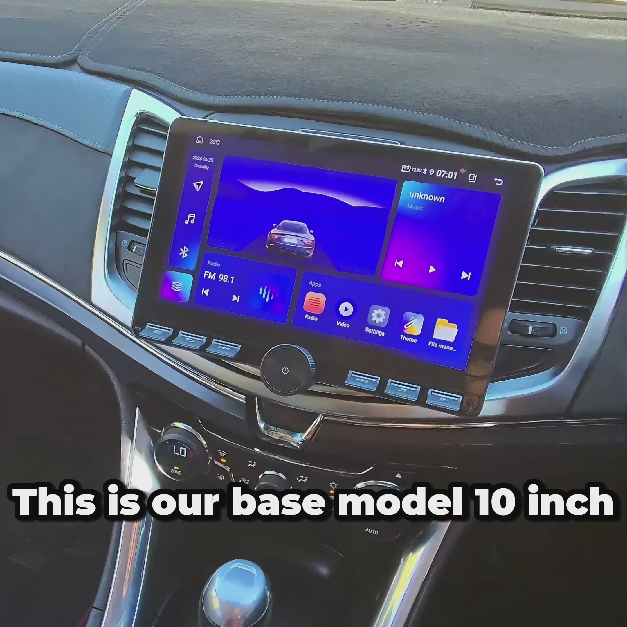 10" TOUCH SCREEN RADIO for VF and CHEVROLET SS  (BASE MODEL)