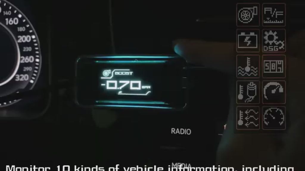 OBD SMART GAUGE - D-METER 2