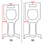 SHIFTER SURROUND TRIM for VE (BLACK/SILVER V1/V2) - HOLDCOM AUTO PARTS