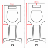 SHIFTER SURROUND TRIM for VE (BLACK/SILVER V1/V2) - HOLDCOM AUTO PARTS