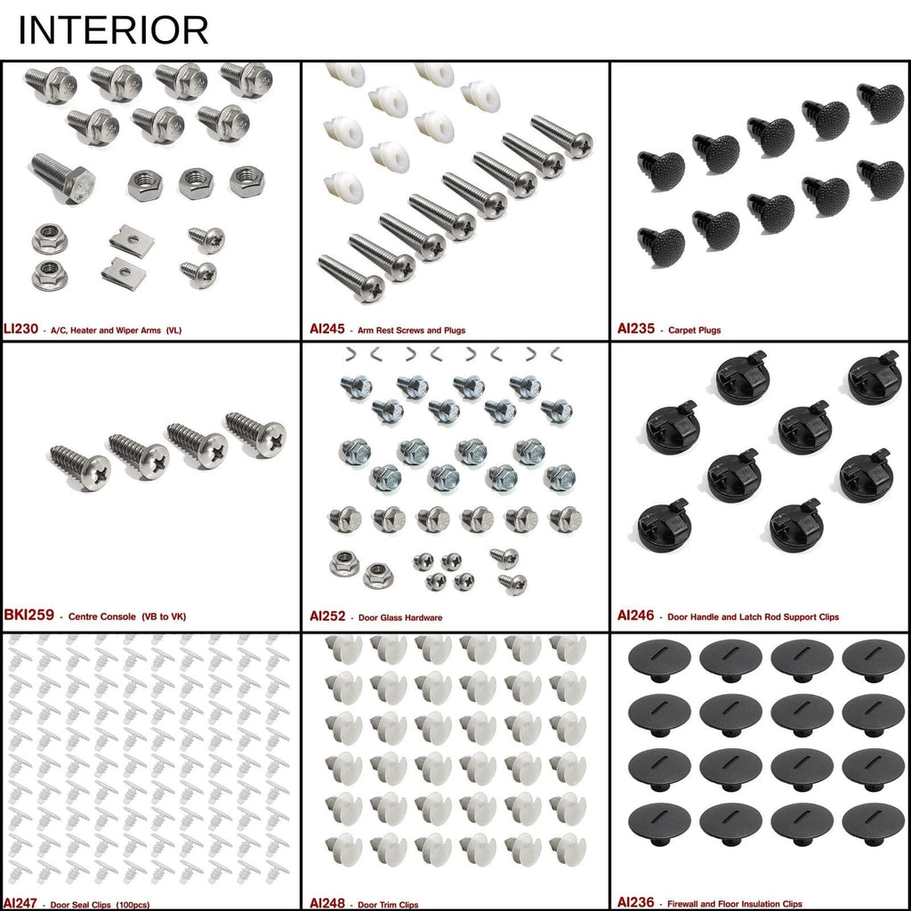 VK MEGA FASTENER KIT - HOLDCOM AUTO PARTS