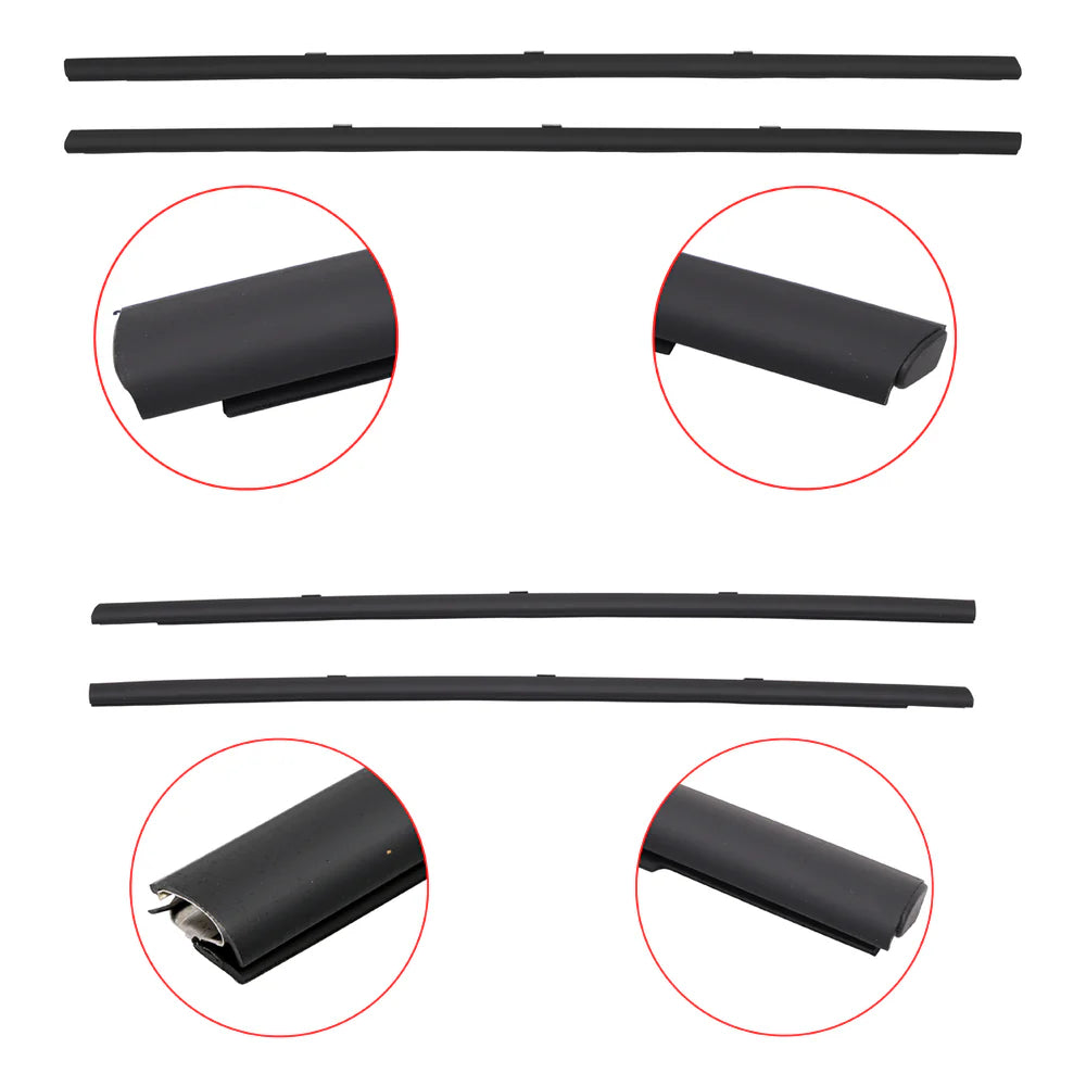 EXTERIOR DOOR BELT TRIM RUBBERS for VT VX VY VZ SEDAN