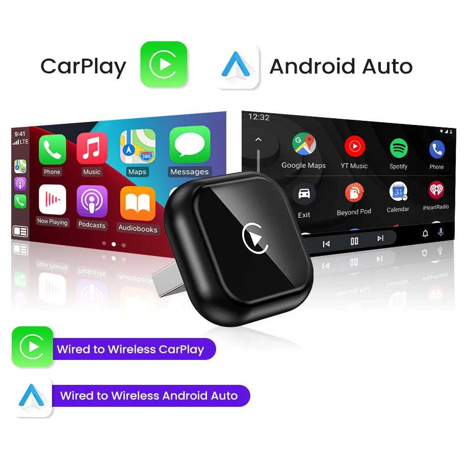 WIRELESS CARPLAY / ANDROID AUTO DONGLE (UNIVERSAL) - HOLDCOM AUTO PARTS
