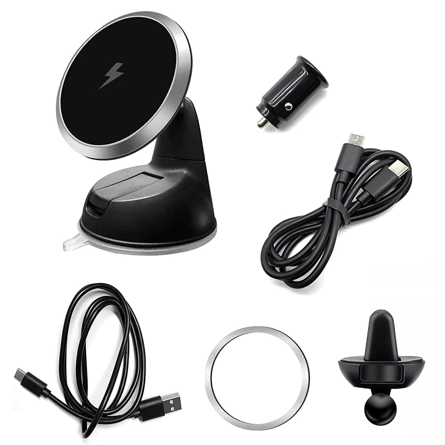 MAGNETIC WIRELESS PHONE CHARGER CRADLE KIT