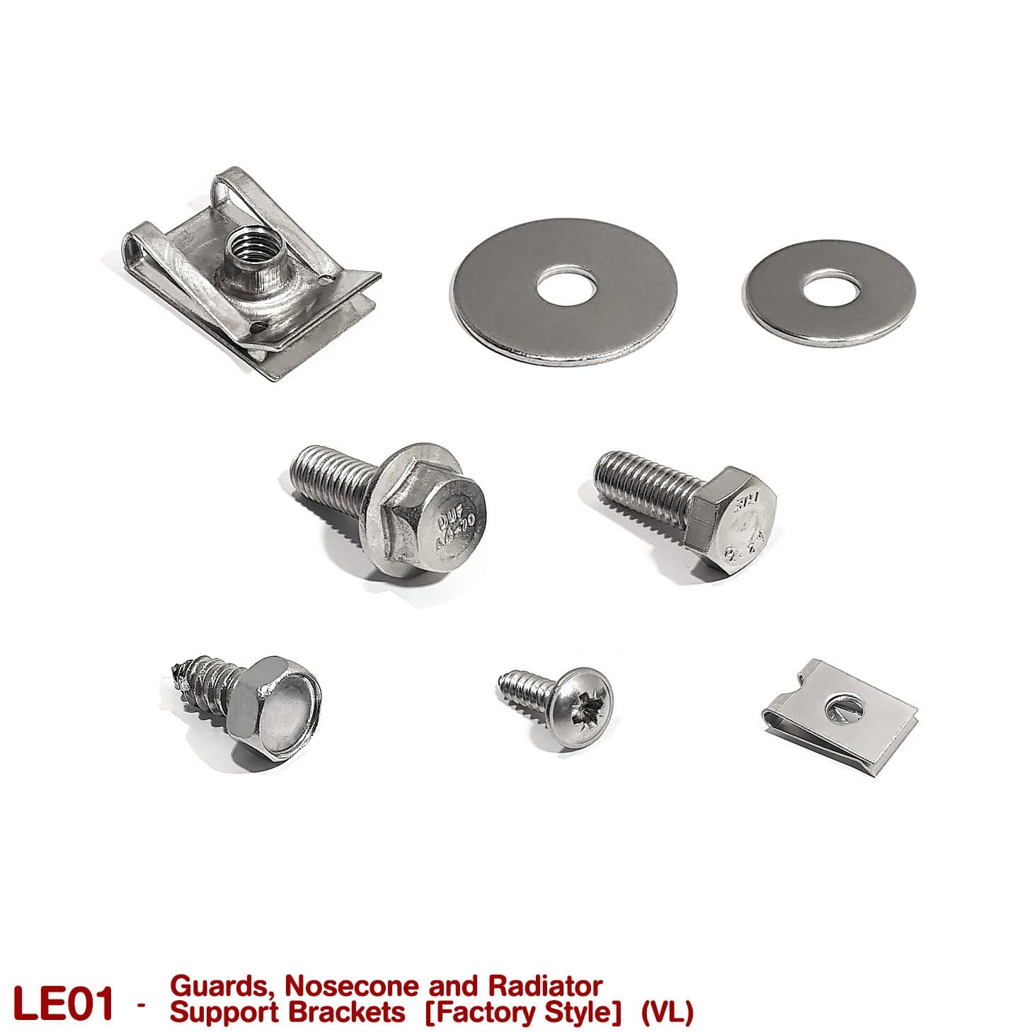 GUARDS and NOSE CONE FASTENER KIT for VL